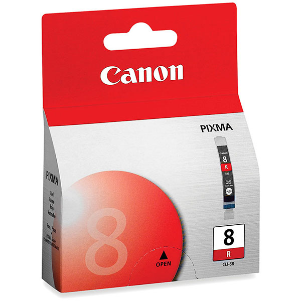 Canon 0626B002 (CLI-8R) Red OEM Inkjet Cartridge