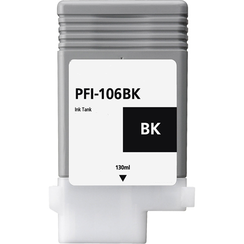 Premium Quality Black Inkjet Cartridge compatible with Canon 6621B001AA (PFI-106BK)