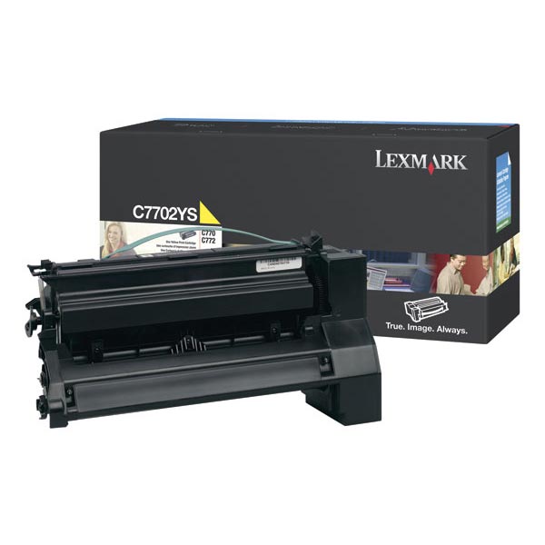 Lexmark C7702YS Yellow OEM Print Cartridge