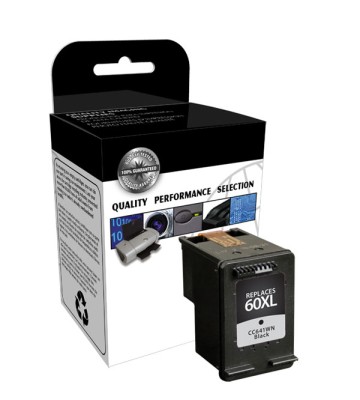 Premium Quality Black Inkjet Cartridge compatible with HP CC641WN (HP 60XL)