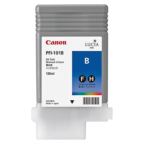 Canon 0891B001AA (PFI-101BL) Blue OEM Inkjet Cartridge