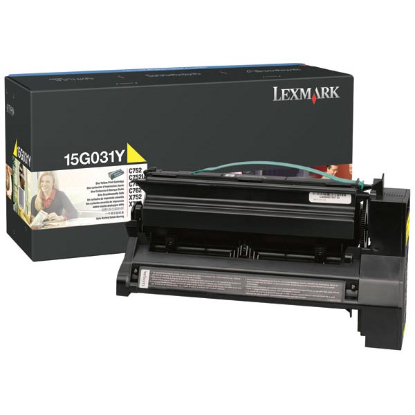 Lexmark 15G031Y Yellow OEM Print Cartridge