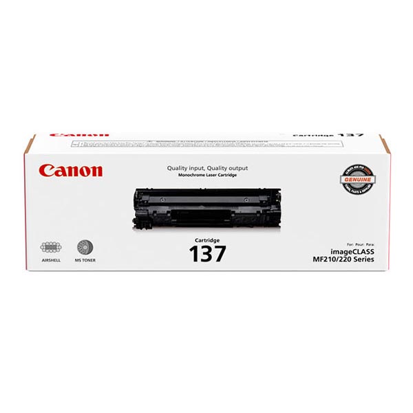 Canon 9435B001AA (Canon 137) Black OEM Toner Cartridge