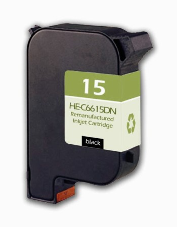 Premium Quality Black Inkjet Cartridge compatible with HP C6615DN (HP 15)