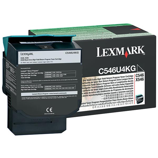 Lexmark C546U4KG Black OEM Extra High Yield Toner