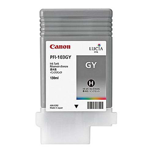 Canon 2213B001AA (PFI-103GY) Gray OEM Pigment Inkjet Cartridge