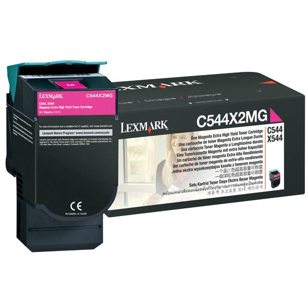 Lexmark C544X2MG Magenta OEM Toner Cartridge