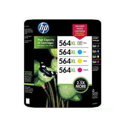 HP CH603BN (HP 564XL) Magenta, Cyan, Yellow, Black OEM Ink Cartridge (Combo Pack)