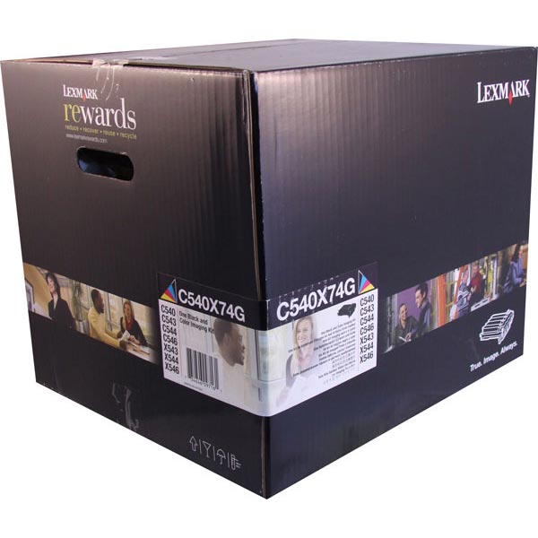 Lexmark C540X74G Black / Color OEM Imaging Kit