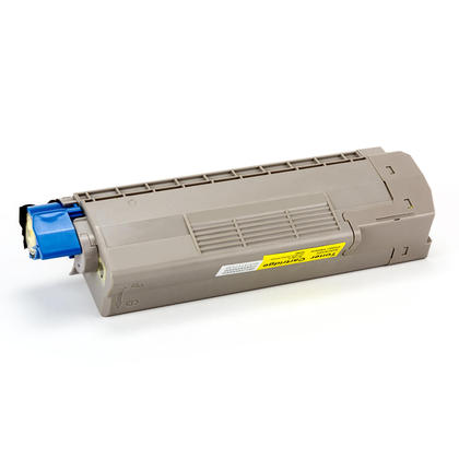 Premium Quality Yellow Toner Cartridge compatible with Okidata 44315301