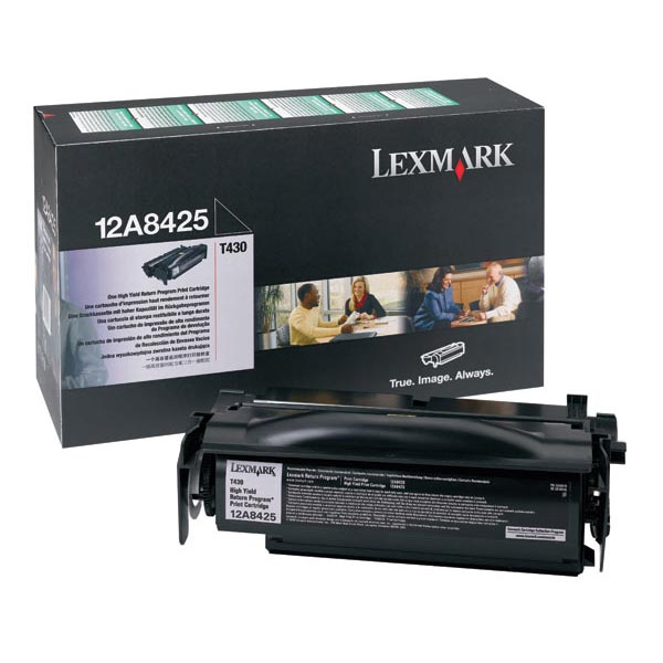 Lexmark 12A8425 Black OEM Toner Cartridge