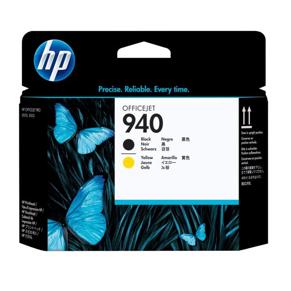 HP C4900A (HP 940) Black, Yellow OEM Printhead Inkjet Cartridge
