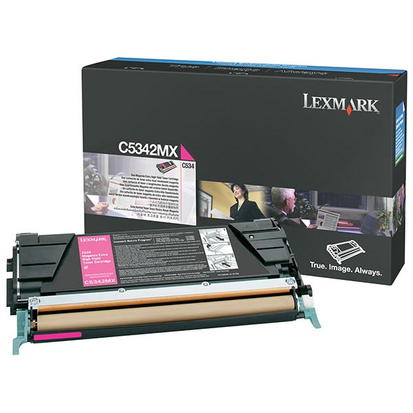 Lexmark C5342MX Magenta OEM High Yield Laser Toner Cartridge