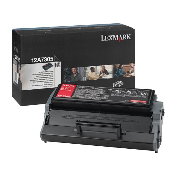 Lexmark 12A7305 Black OEM Toner Cartridge
