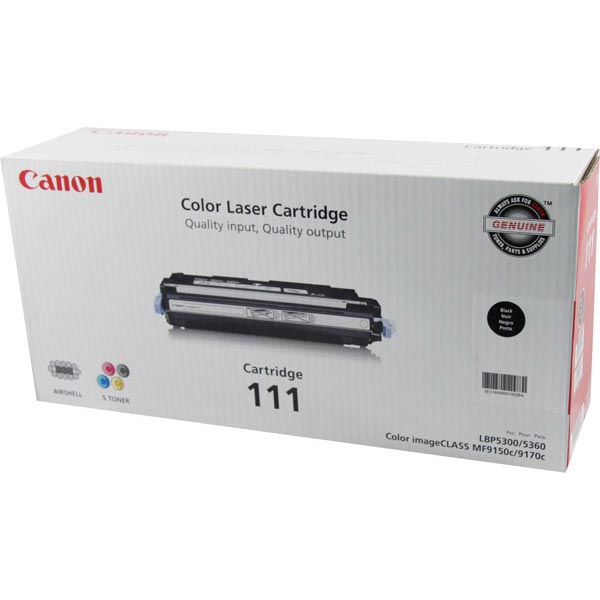 Canon 1660B001AA (CRG-111B) Black OEM Toner Printer Cartridge