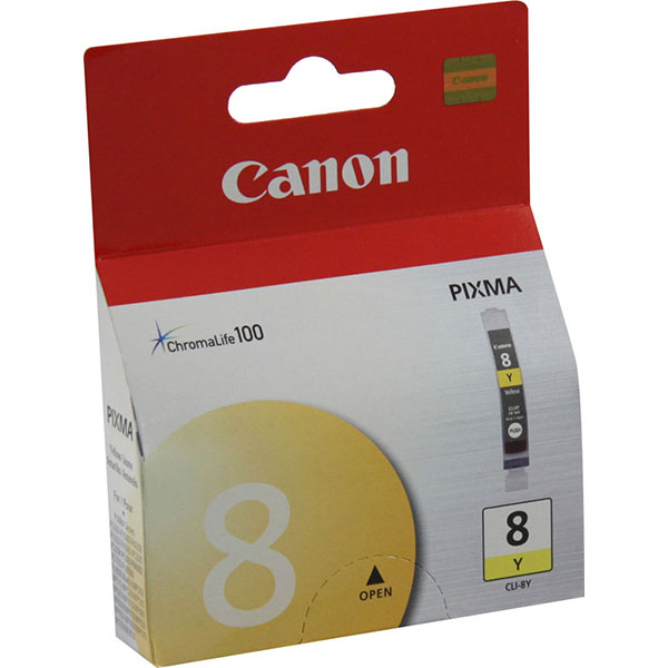 Canon 0623B002 (CLI-8Y) Yellow OEM Inkjet Cartridge
