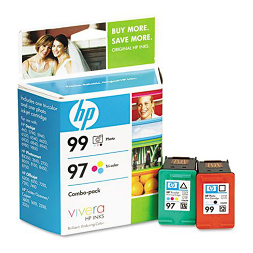 HP C9517FN (HP 97) Tri-Color OEM Inkjet Cartridge (Combo Pack)