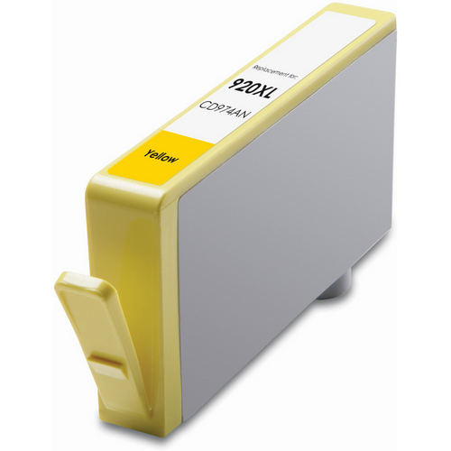 Premium Quality Yellow Inkjet Cartridge compatible with HP CD974AN (HP 920XL)
