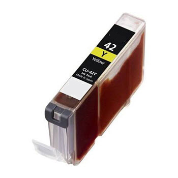 Premium Quality Yellow Inkjet Cartridge compatible with Canon 6387B002 (CLI-42Y)