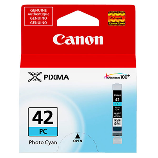 Canon 6388B002 (CLI-42PC) Photo Cyan OEM Inkjet Cartridge