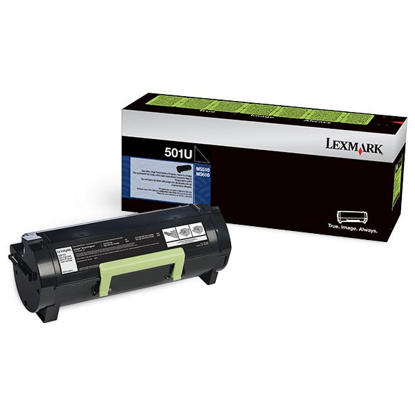 Lexmark 50F1U00 (Lexmark #501U) Black OEM Toner Cartridge