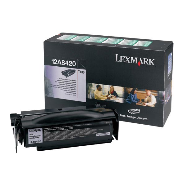 Lexmark 12A8420 Black OEM Toner Cartridge