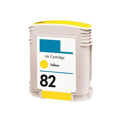 Premium Quality Yellow Inkjet Cartridge compatible with HP C4913A (HP 82)