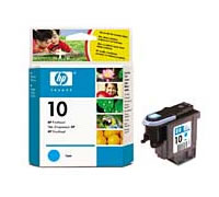 HP C4801A (HP 10) Cyan OEM Inkjet Cartridge Printhead