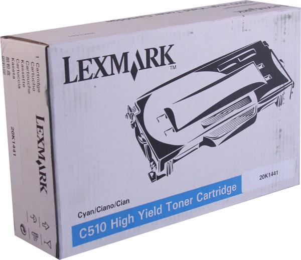 Lexmark 20K1441 Cyan OEM High Yield Toner Printer Cartridge