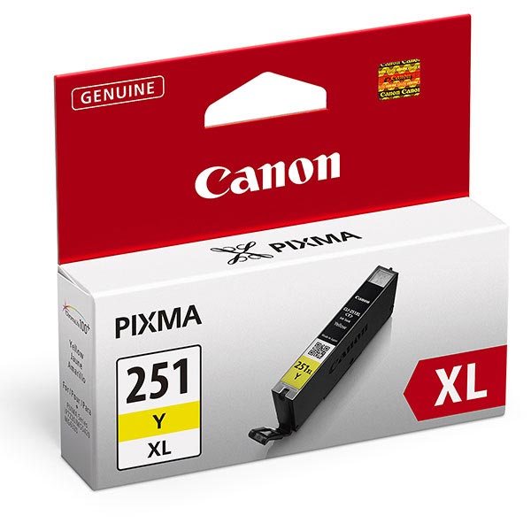 Canon 6451B001 (CLI-251XL) Yellow OEM Inkjet Cartridge