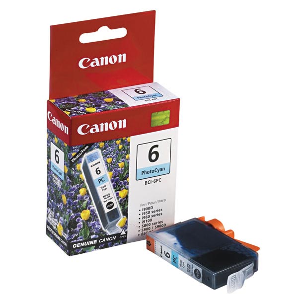 Canon 4709A003 (BCI-6PC) PhotoCyan OEM Inkjet Cartridge