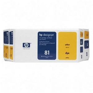 HP C4993A (HP 81) Yellow OEM Cartridge / Printhead / Cleaner (Value Pack)