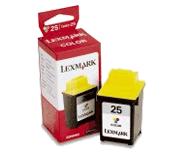 Lexmark 15M0125 (Lexmark #25) Tri-Color OEM Inkjet Cartridge