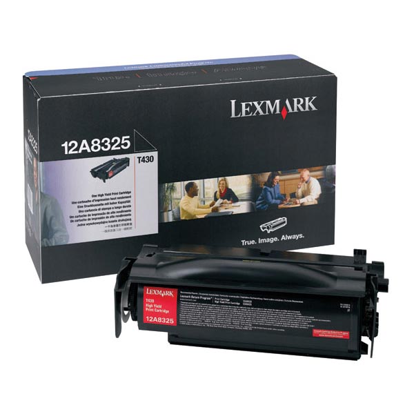 Lexmark 12A8325 Black OEM Toner Cartridge