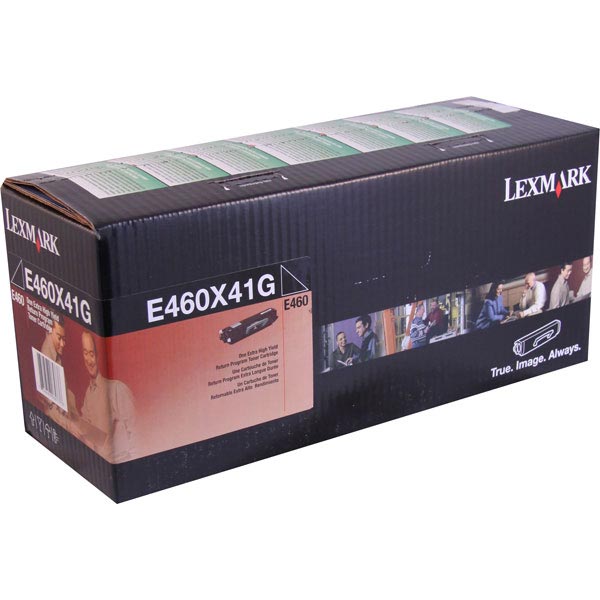 Lexmark E460X41 Black OEM Extra High Yield Toner Cartridge