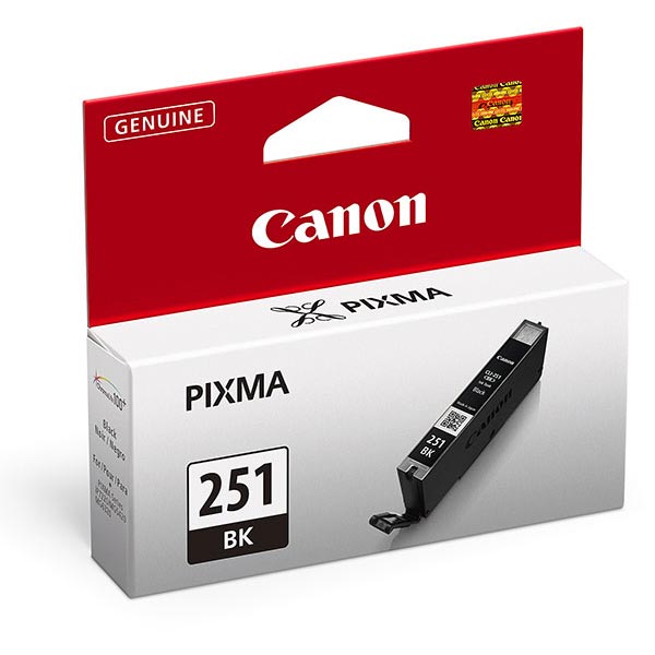 Canon 6513B001 (CLI-251) Black OEM Inkjet Cartridge