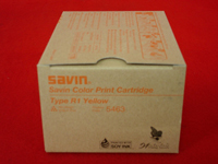 Savin 5463 (Type R1) Yellow OEM Laser Toner Cartridge