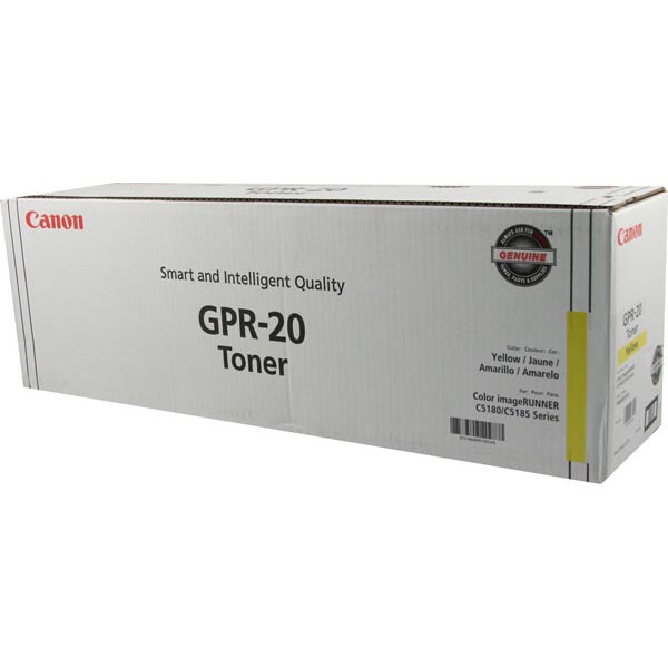 Canon 1066B001AA (GPR-20) Yellow OEM Laser Toner