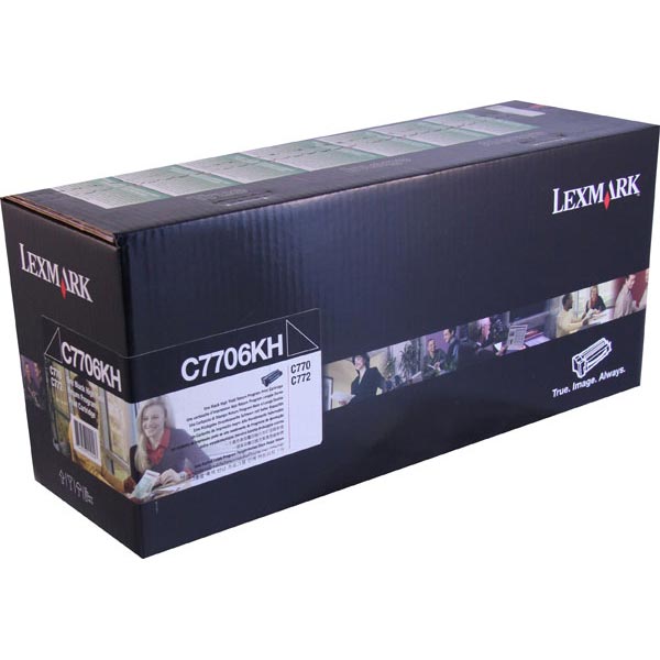 Lexmark C7706KH Black OEM High Yield Print Cartridge