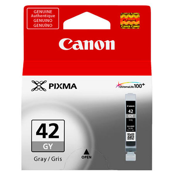 Canon 6390B002 (CLI-42GY) Gray OEM Inkjet Cartridge