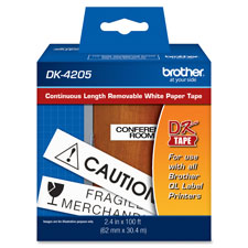 Brother Continuous Length White Film DK Tape