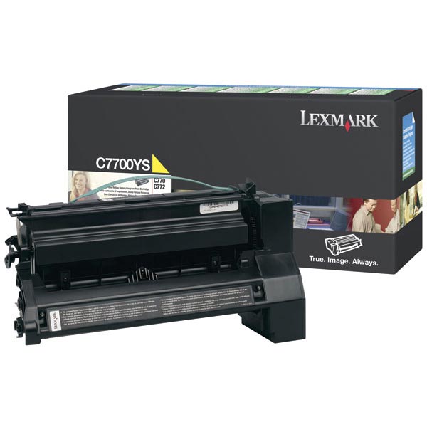 Lexmark C7700YS Yellow OEM Print Cartridge