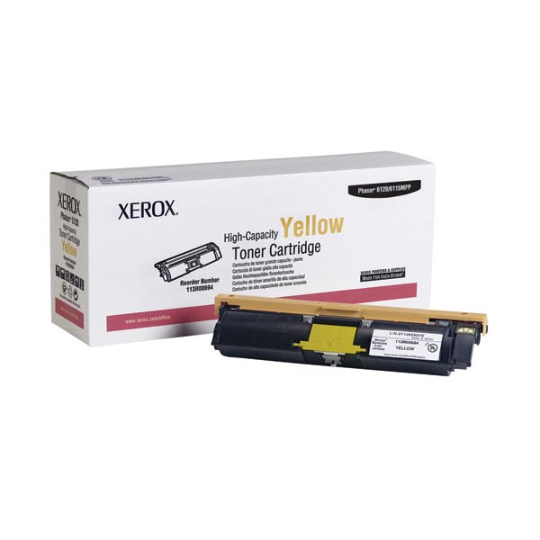 Xerox 113R00694 (113R694) Yellow OEM Toner Cartridge