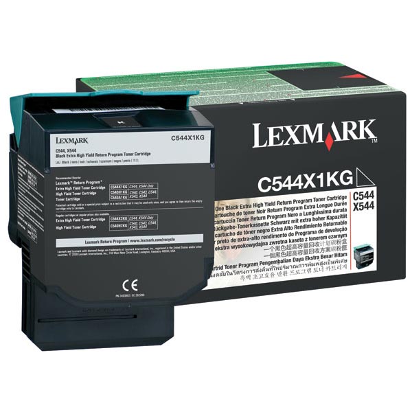 Lexmark C544X1KG Black OEM Toner Cartridge