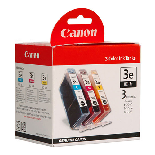 Canon 4480A263 (BCI-3e) 4 Colors OEM Inkjet Cartridge