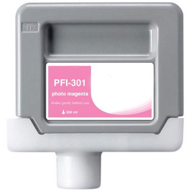 Premium Quality Photo Magenta Inkjet Cartridge compatible with Canon 1491B001 (PFI-301PM)