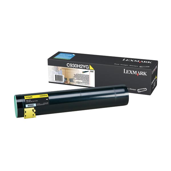 Lexmark C930H2YG Yellow OEM Print Cartridge
