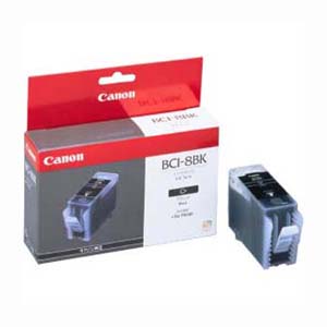 Canon 0977A003 (BCI-8B) Black OEM Inkjet Cartridge