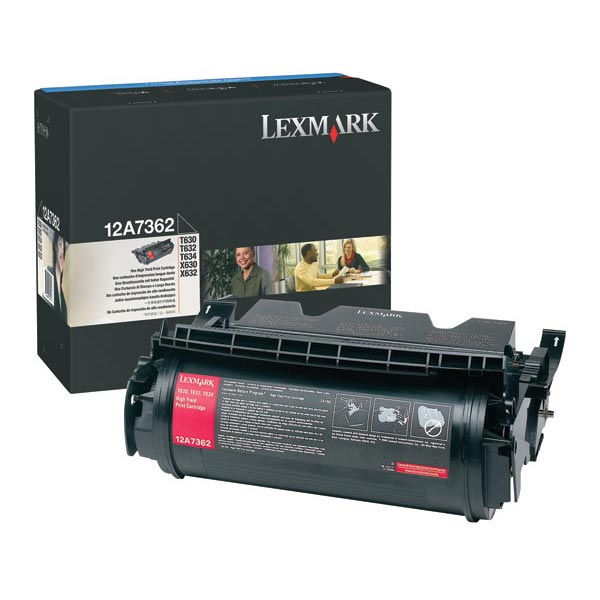 Lexmark 12A7362 Black OEM Toner Cartridge