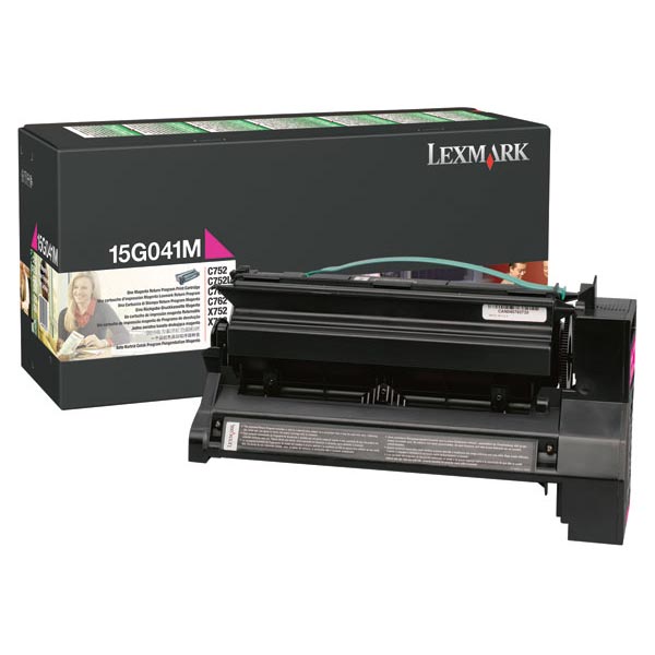 Lexmark 15G041M Magenta OEM Print Cartridge